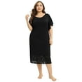 thumbnail image 1 of WBQ Women's Plus Size Nightgown Pajamas Soft Sleepwear Nightgowns, 1 of 7
