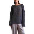 thumbnail image 1 of WBQ Women's  Thin Flared Sleeve Knit T-Shirt S-L size, 1 of 8