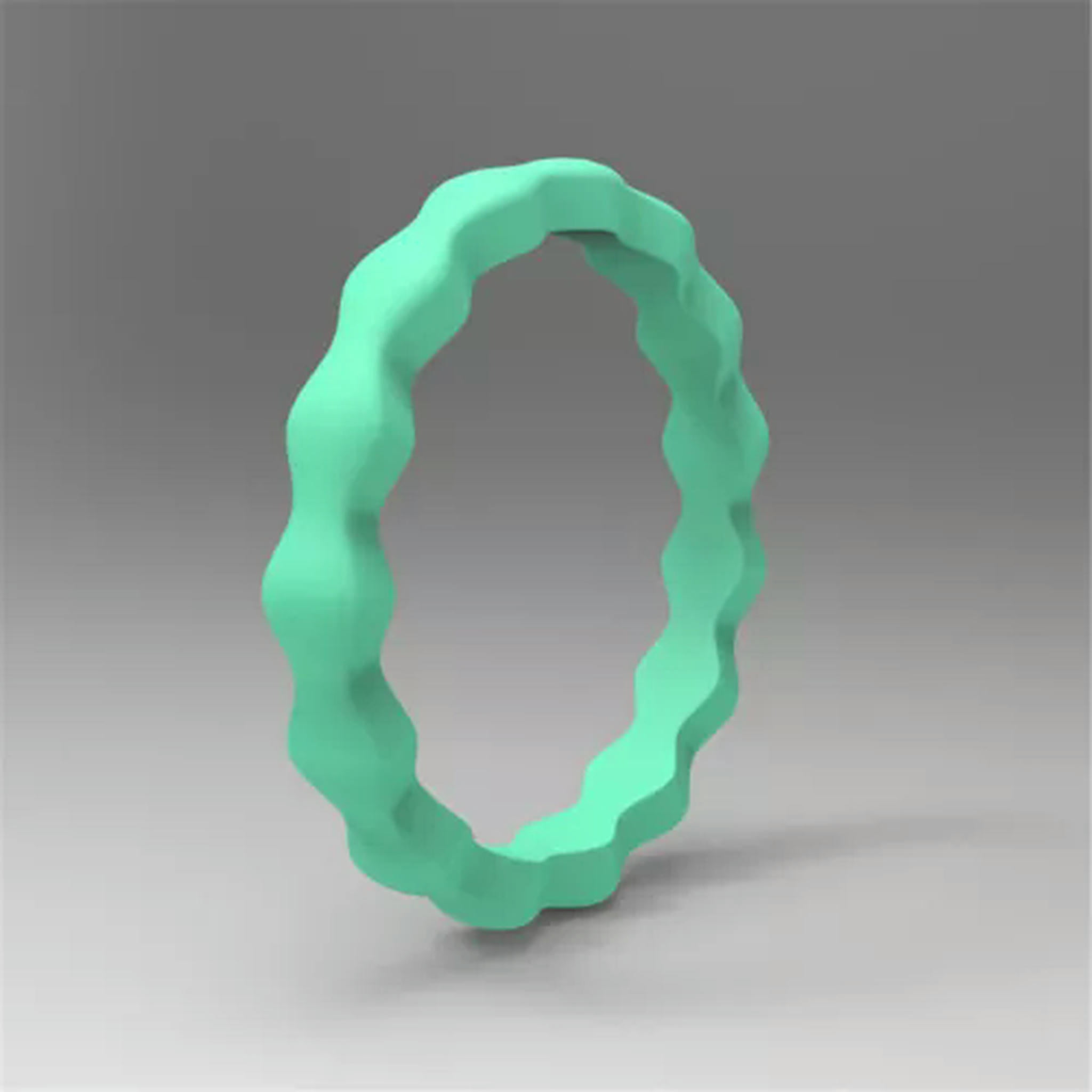 WBQF 10 Colors Silicone Stackable Ring for Men Women Thin Wedding ...