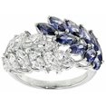 thumbnail image 1 of WBQF Elegant Women 925 Silver Plated Cubic Zircon Ring Jewelry Wedding Gift Sz 6-10-Style_10-8, 1 of 3