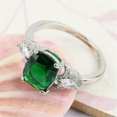 thumbnail image 1 of WBQF Elegant Women 925 Silver Plated Cubic Zircon Ring Jewelry Wedding Gift Sz 6-10-Style_11-6, 1 of 2
