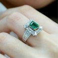 thumbnail image 1 of WBQF Elegant Women 925 Silver Plated Cubic Zircon Ring Jewelry Wedding Gift Sz 6-10-Style_2-6, 1 of 5