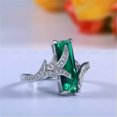 thumbnail image 1 of WBQF Women Fashion 925 Silver Handmade Zirconia Ring Wedding Jewelry Size 6-10-Style_20-9, 1 of 3