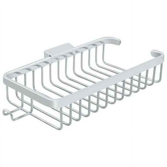 WBR1052HU26 Wire Basket; 10" Rect with Hook; Bright Chrome Finish