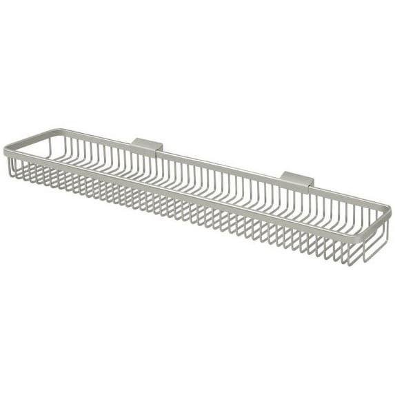 WBR2847U15 Wire Basket; 28 1/2" X 5" Rectangular; Satin Nickel Finish