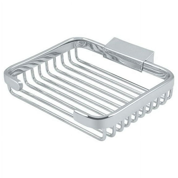 WBR6050U26 Wire Basket; 6" Rectangular Soap Holder; Bright Chrome Finish