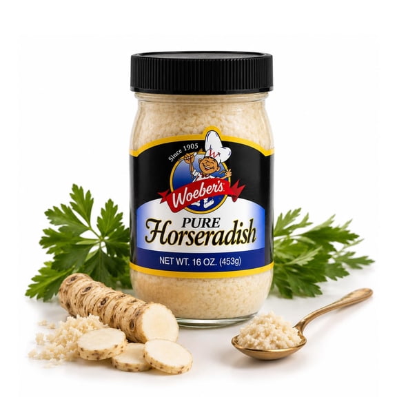 Pure Horseradish - Homestyle with Natural Ingredients - One 16 oz. Jar