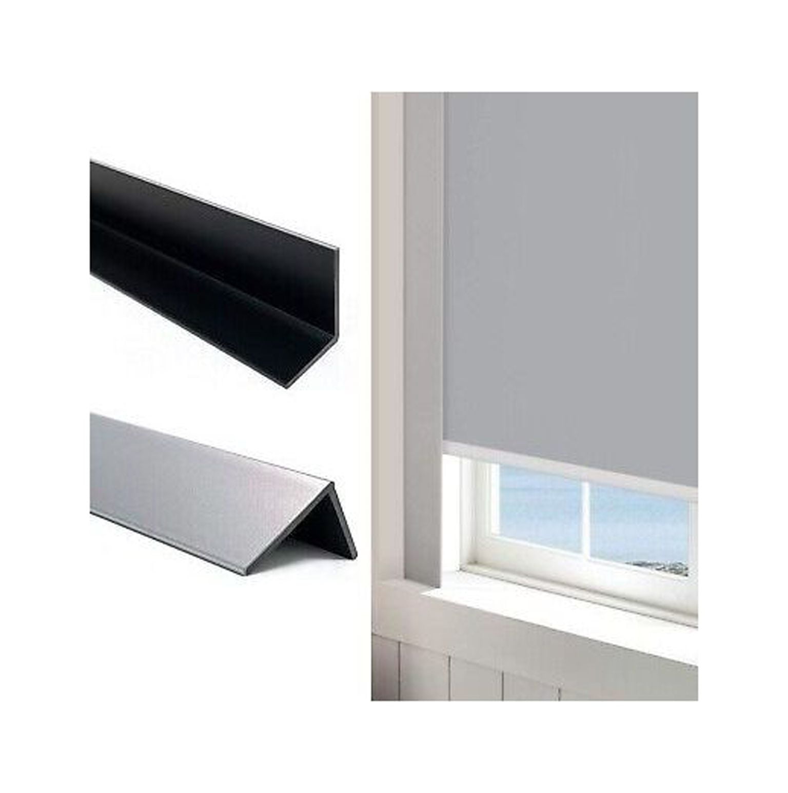 WBTAYB 100 Blackout PVC Light Blockers for Window Shades and Blinds