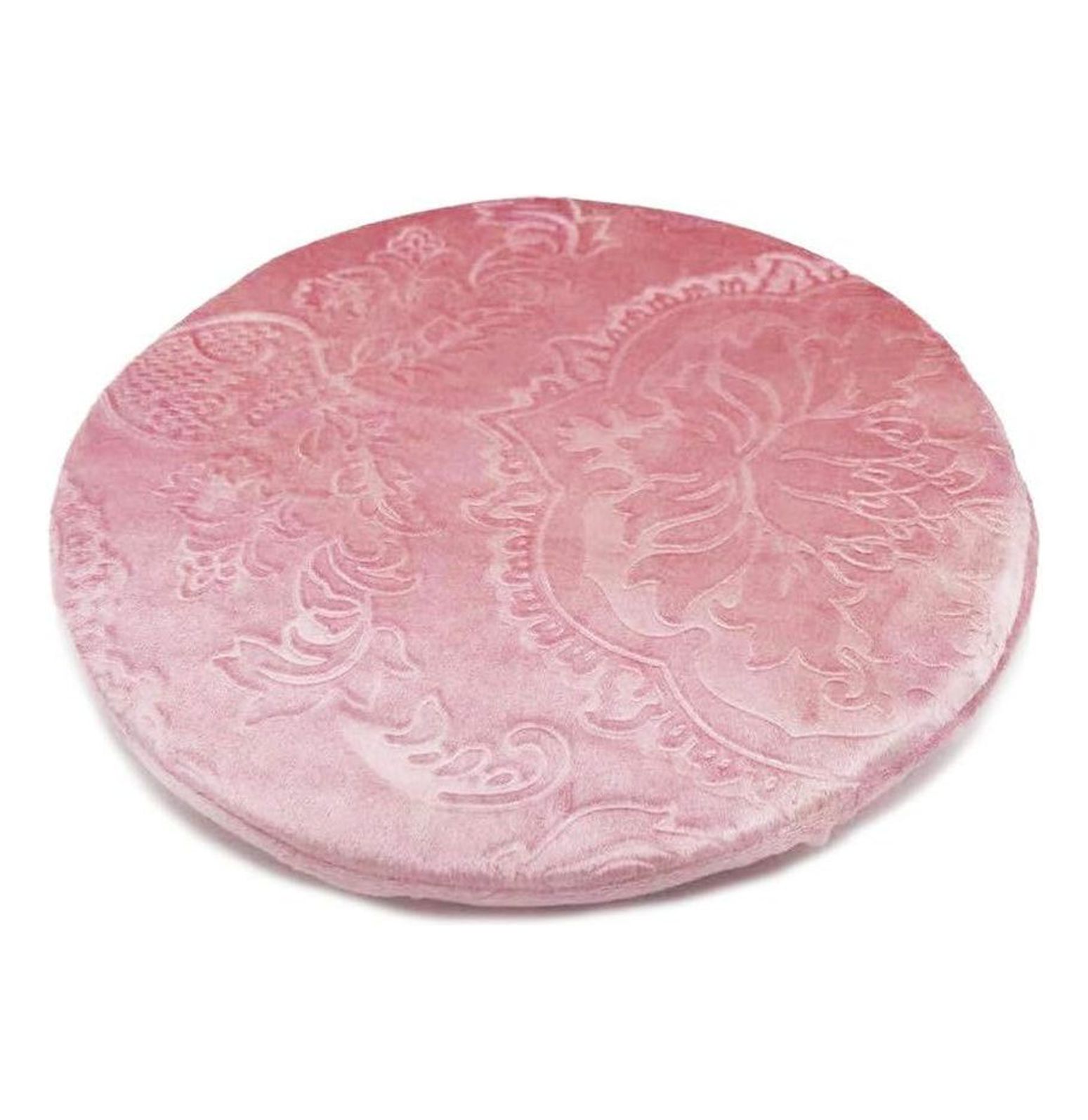 WBTAYB 12" Round Bar Stool Cushion, Velvet Fabric with Nice Pattern