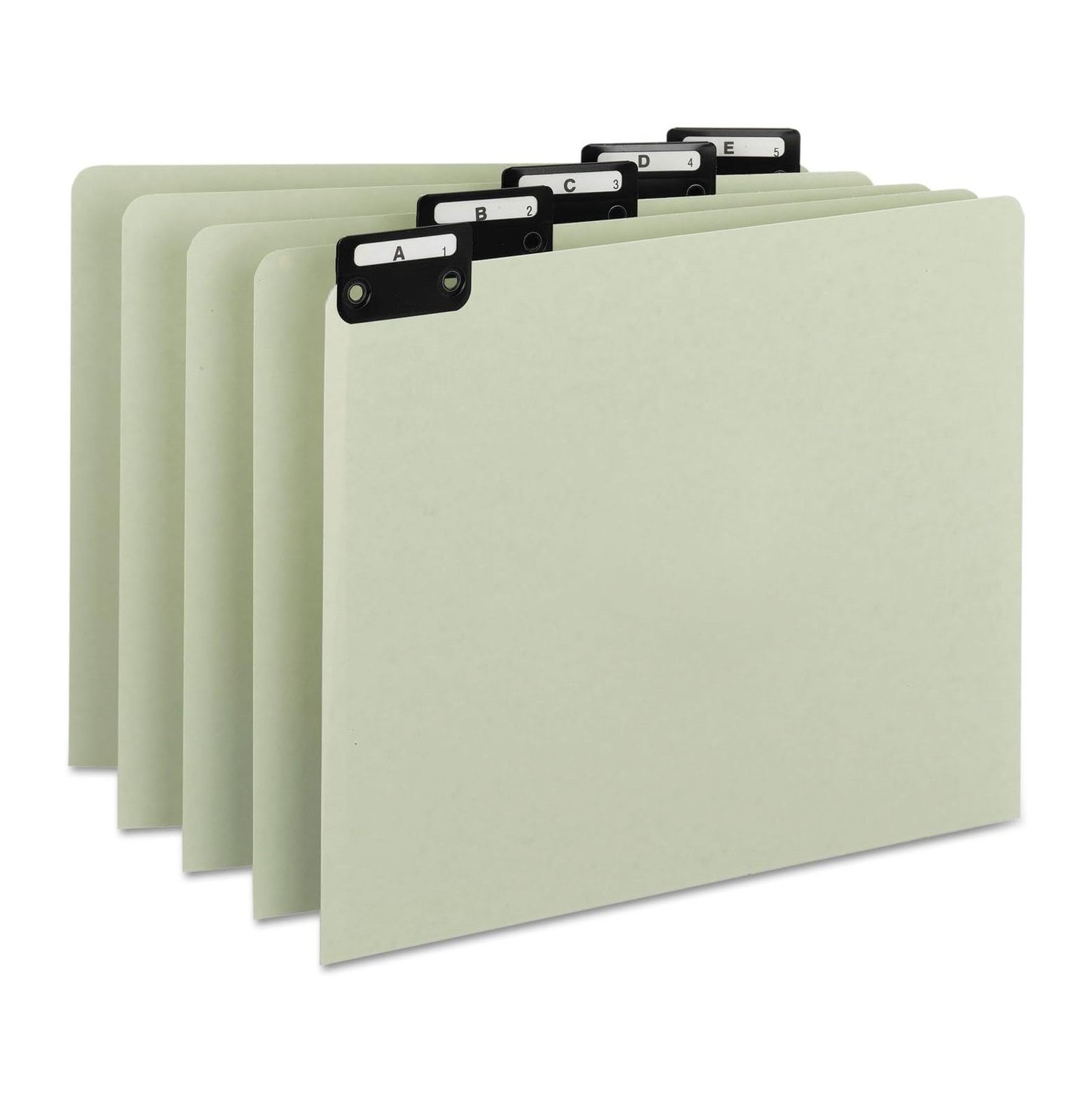 WBTAYB 50576 Recycled Top Tab File Guides 1/5 Tab Pressboard Letter 25