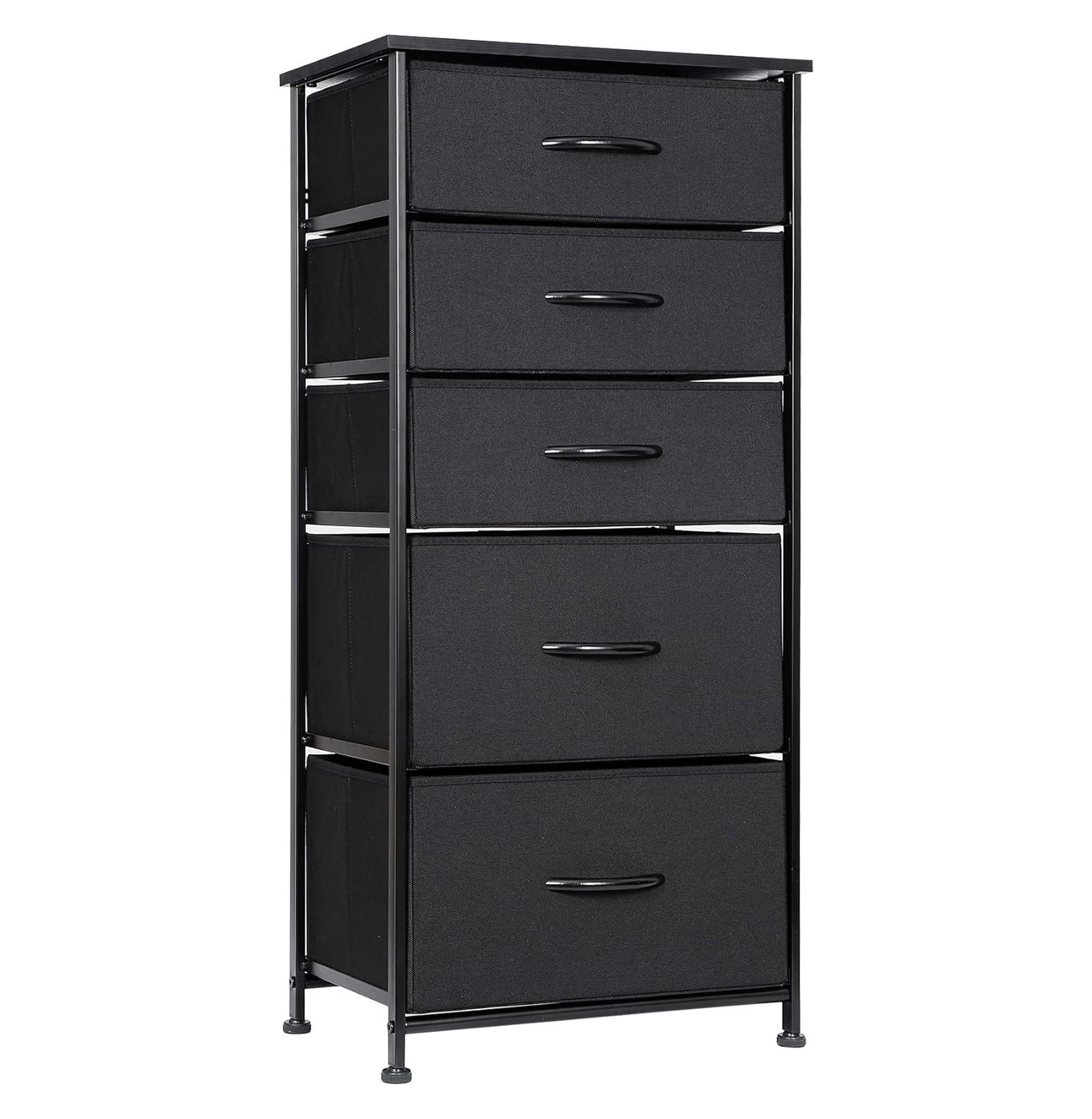 WBTAYB Fabric Dresser with 5 Drawers, Vertical Dresser Storage Tower