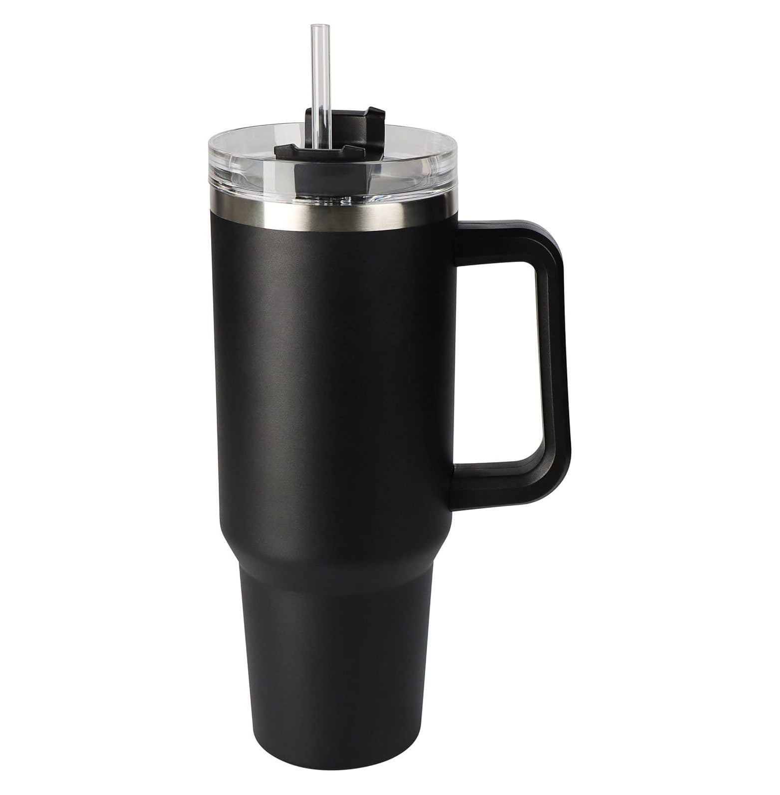 WBTAYB Insulated with Handle 40oz Stainless Steel Travel with Straw