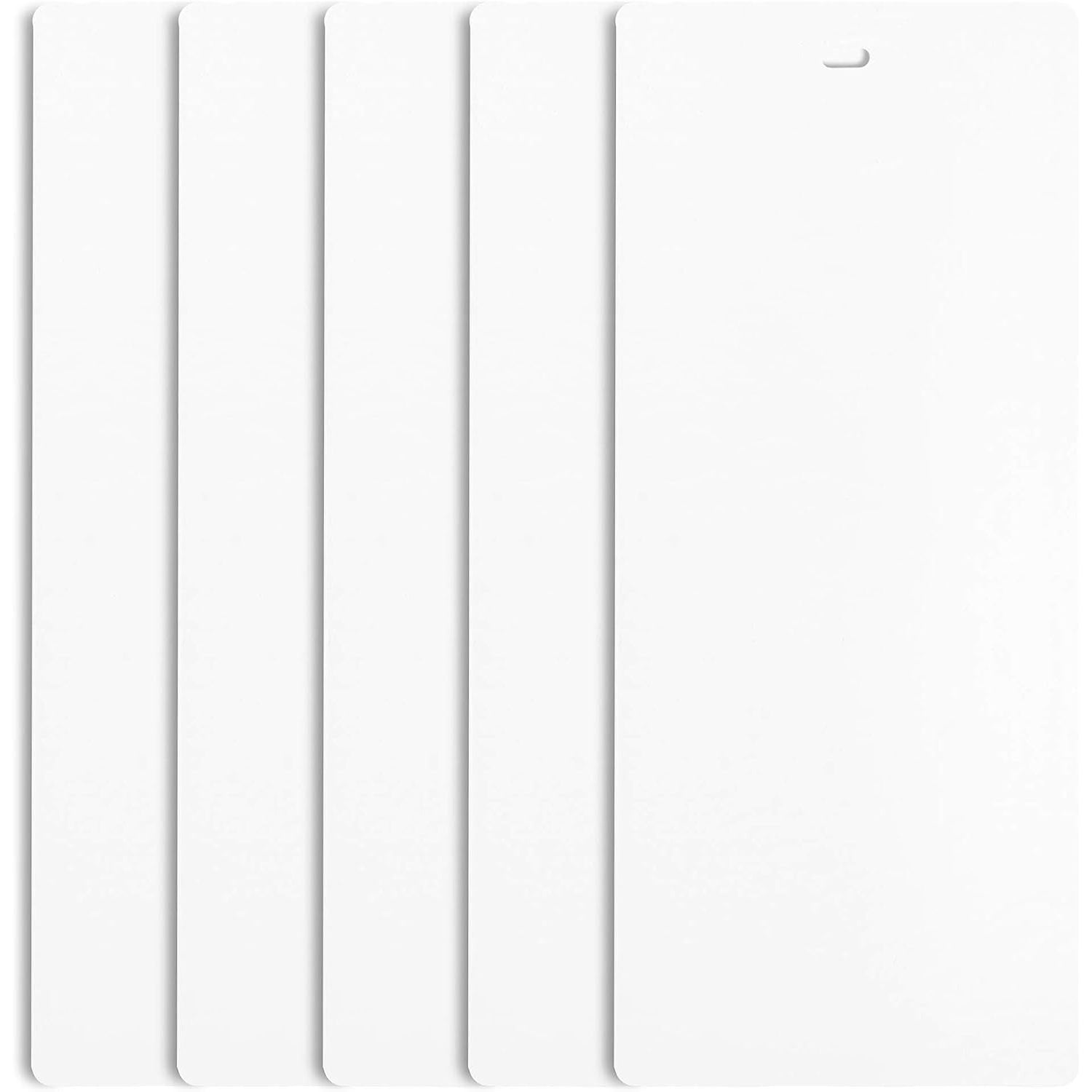 WBTAYB PVC Vertical Blind Replacement Slats Curved Smooth White 94.5 x