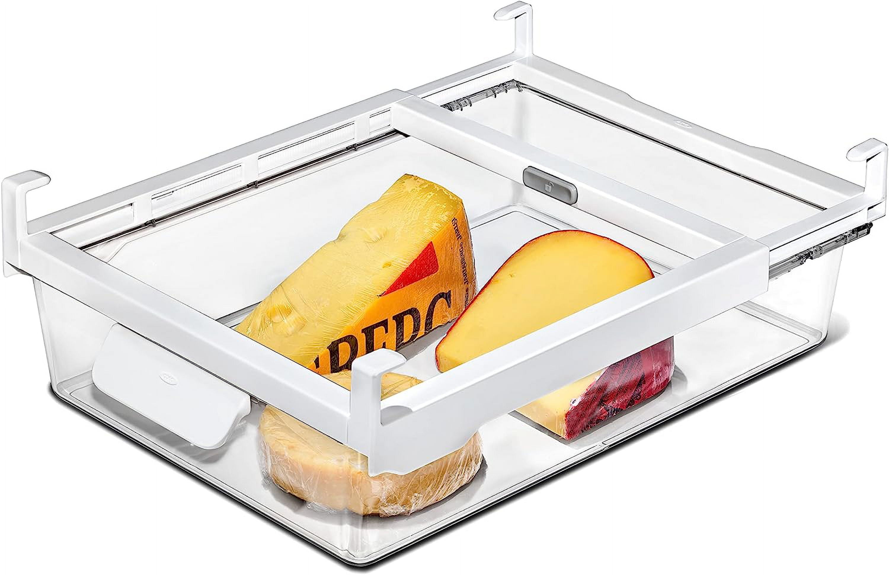 WBTER Good Grips Fridge Undershelf Drawer 14 in - for Deli Meat, Cheese, Produce and More