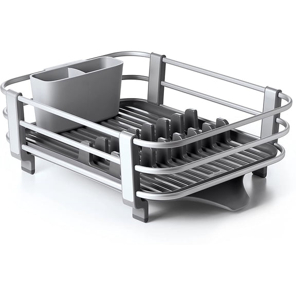 WBTER Good Grips Rustproof Aluminum Dish Rack