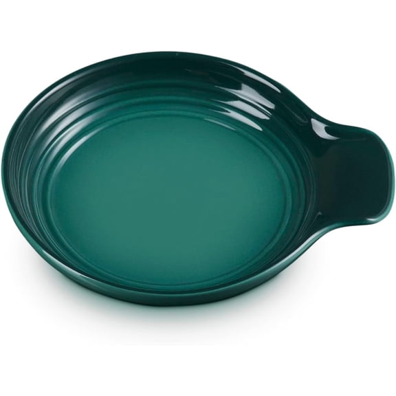 WBTER Signature Stoneware Spoon Rest, 6 Inches, Artichaut