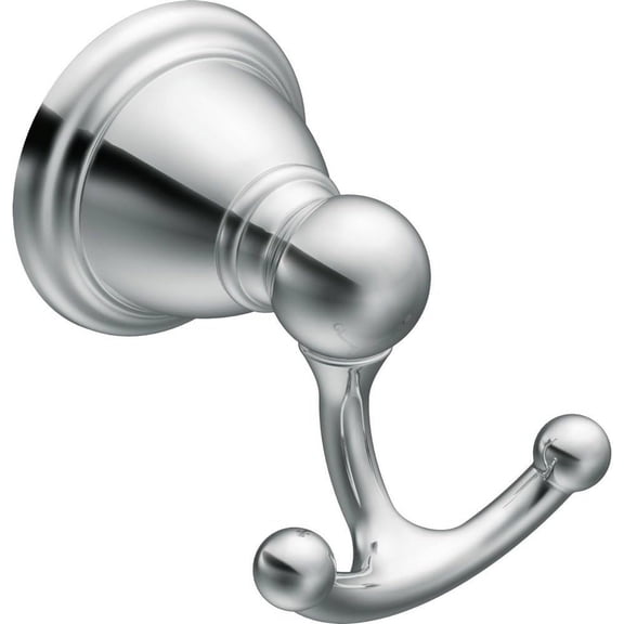 WBTER YB2203CH Brantford Double Robe Hook, Chrome