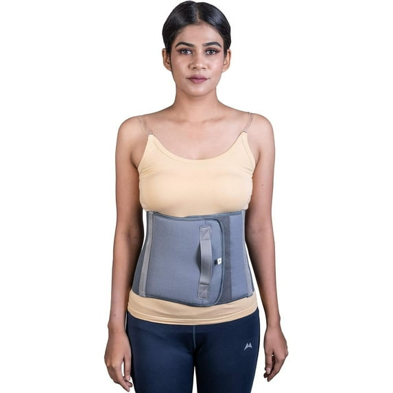 WC_Abdominal Belt Full Elastic Binder After C-Section delivery for Women for Slim Support Maternity Tummy Waist Belly Trimmer Fat Burner Girdle Belt(3XL)