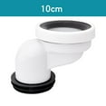 thumbnail image 1 of WC Connection Nozzle Connection Toilet Pipe Nozzle Drain Straight Eccentric Plastic Toilet Connector, 1 of 7