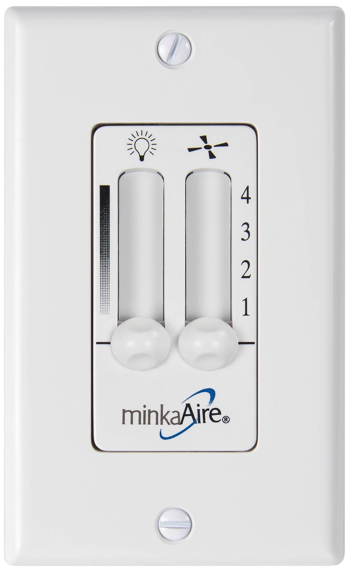 WC110L-Minka Aire Fans-Accessory - 4 Speed Wall Fan Control for F510L-1.75 Inches Tall and 1.75 Inches Wide