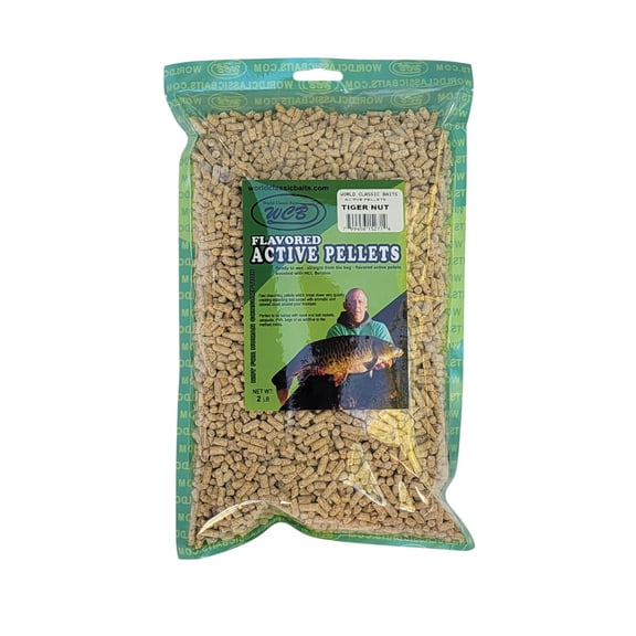 WCB Carp Baits – Flavored Active Pre-Baiting Pellets for Carp & Catfish – High-Attract Fishing Bait (2lb Bag)