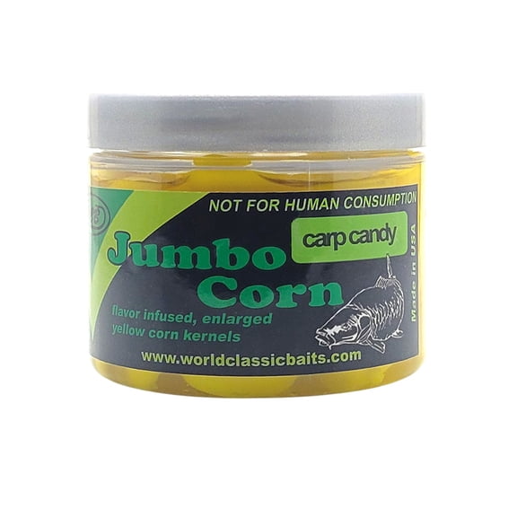 WCB Carp Baits - Flavored Jumbo Corn Bait - Ideal for Carp Fishing
