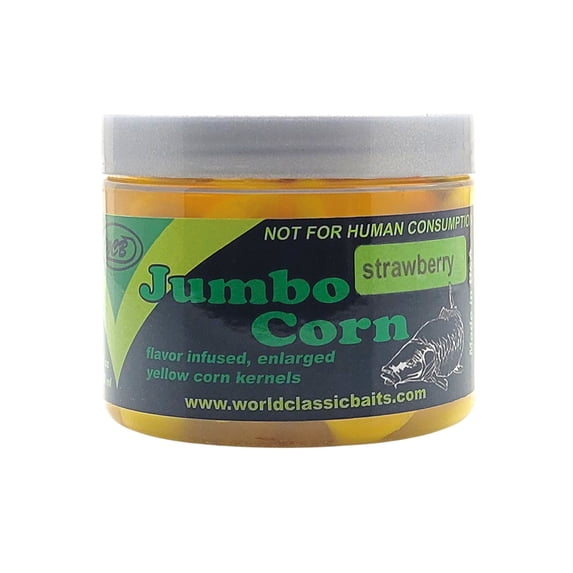 WCB Carp Baits - Flavored Jumbo Corn Bait - Ideal for Carp Fishing