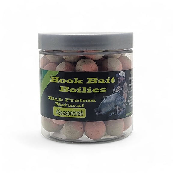 WCB Carp Baits High Protein Natural Hookbait Boilies - Carp Bait - Ideal for Carp Fishing