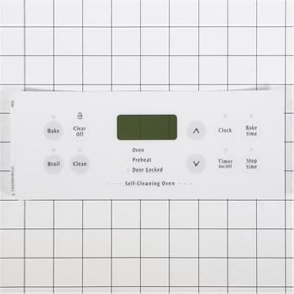 WCI WCI316220804 Range Oven Control Overlay for 12-2299-10-05