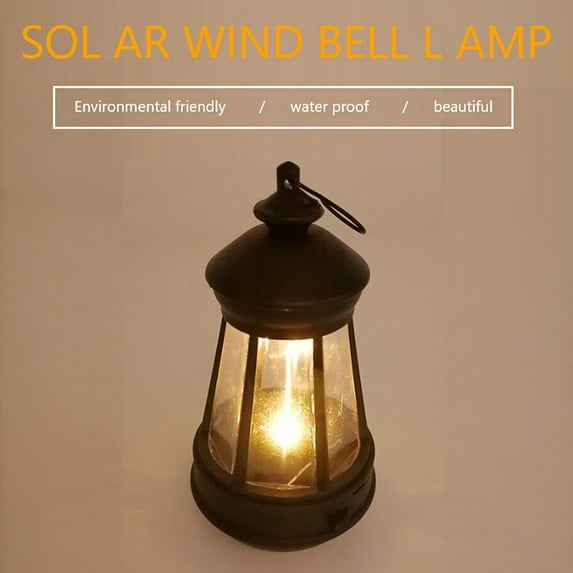 WCIC Solar Hanging Lantern, Lighthouse Design, LED, Outdoor
