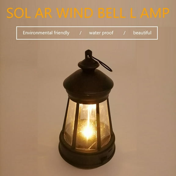WCIC Solar Hanging Lantern, Lighthouse Design, LED, Outdoor
