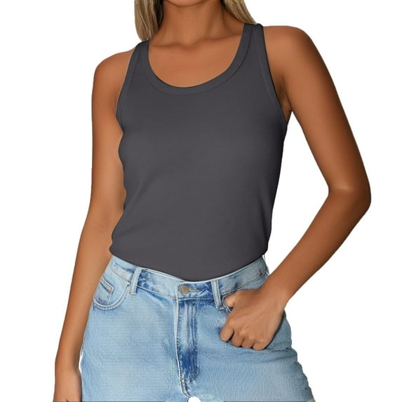 WCJM 2025 New Camisoles & Tanks Under $ 3 Camisoles & Tanks For Women Women Tank Top(Xxxxl)