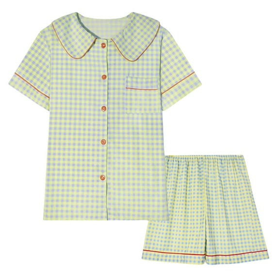 WCJM 2026 New Women Pajama Sets Under $ 10 Women Short Sleeve Sleepwear Woman Blending Pajamasï¼Xxlï¼