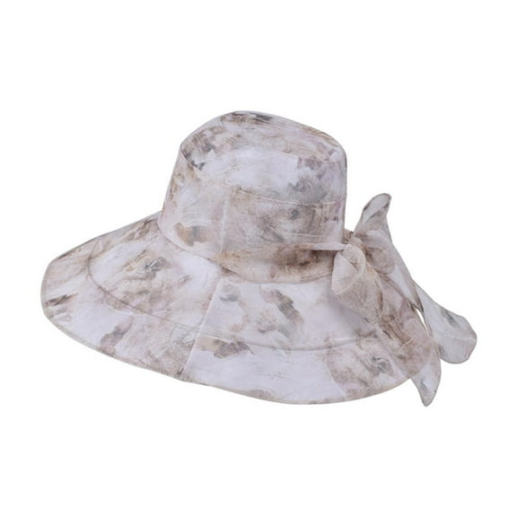 WCJM A Beige Women's Spring And Summer Large Brimmed Sunshade Hat Outdoor Travel Covering Fisherman's Hat Fashion Sun Hat