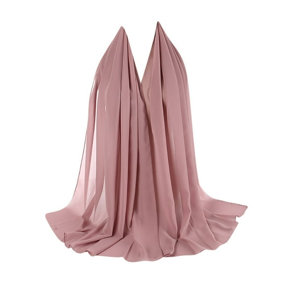 WCJM A Gold Cotton Blends Women Plain Bubble Chiffon Scarf Hijab Wrap Printe Shawls Headband Hijabs
