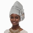 thumbnail image 1 of WCJM A Gray Head For Black Women Stretchy Head Scarf African Hair For Natural Hair Turban Headwraps Tie Headbands, 1 of 4