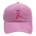 thumbnail image 1 of WCJM Baseball Hat Ribbon Embroidered Washed Dad Hat Unisex Soft Baseball Cap Adjustable Shaped Brim Lightweight Outdoor Leisure Cap, 1 of 5