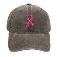 thumbnail image 1 of WCJM Baseball Hats Unisex Ribbon Embroidery Baseball Cap Washed Soft Fabric Dad Hat Adjustable Shaped Visor Summer Outdoor Sun Cap, 1 of 5