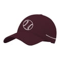 thumbnail image 1 of WCJM Beige cotton Washed Baseball Pattern With Printed Baseball Caps On Both Sides, 1 of 5