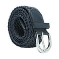 thumbnail image 1 of WCJM Belt For Dresses Jeans Pants With Gold Buckle Polyester Belt Navy Belt One Size, 1 of 3