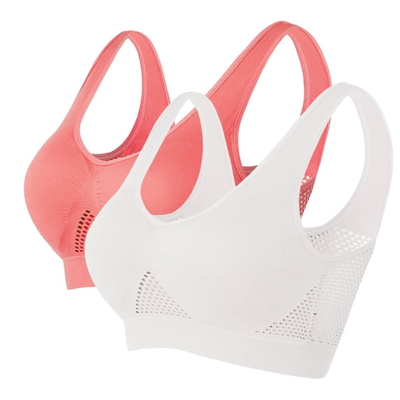 WCJM Blue Breathable Cool Liftup Air Bra New Sports Bra Large Size Air Bra Comfortable Mesh Sports Bra For Women
