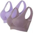 thumbnail image 1 of WCJM Blue Breathable Cool Liftup Air Bra New Sports Bra Large Size Air Bra Comfortable Mesh Sports Bra For Women, 1 of 2