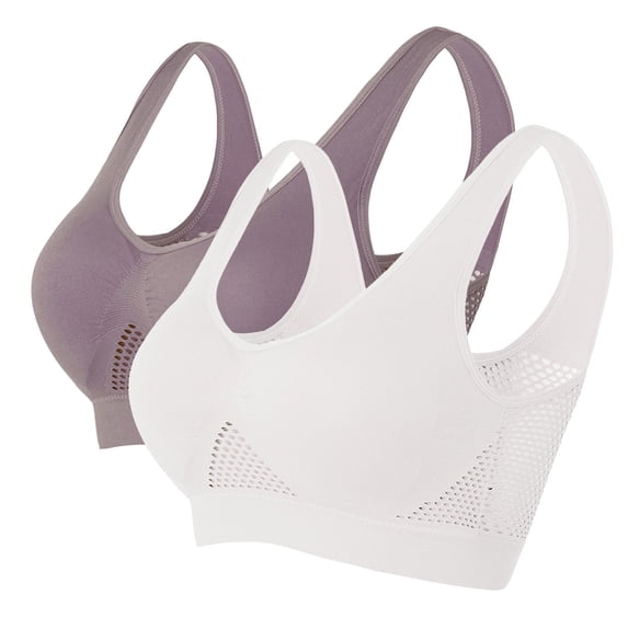 WCJM Blue Breathable Cool Liftup Air Bra New Sports Bra Large Size Air Bra Comfortable Mesh Sports Bra For Women