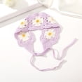 thumbnail image 1 of WCJM Bohemian Crochet Flower Headband for Women Handmade Elastic Knitted Head Wrap Soft Stretch Hair Accessory for Hippie Boho Outfits and Travel, 1 of 3