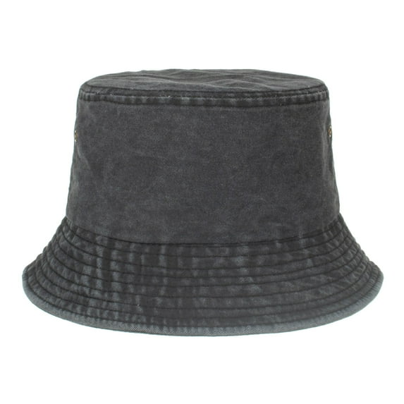 WCJM Bucket Hats Polyester Fisherman'S Hat Dark Gray Bucket Hats One Size