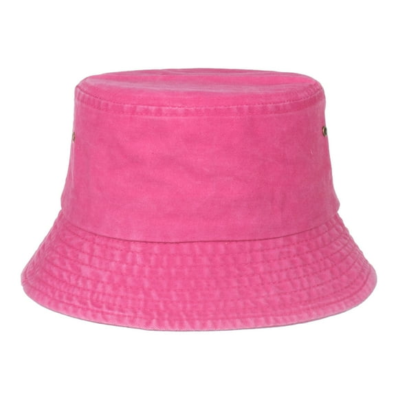WCJM Bucket Hats Polyester Fisherman'S Hat Hot Pink Bucket Hats One Size