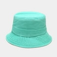 thumbnail image 1 of WCJM Bucket Hats Polyester Fisherman'S Hat Mint Green Bucket Hats One Size, 1 of 3