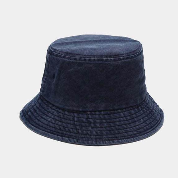 WCJM Bucket Hats Polyester Fisherman'S Hat Navy Bucket Hats One Size