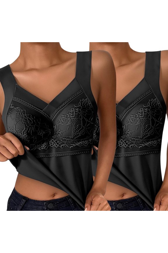 Camisoles and Tank Tops Crew-Neck Sleeveless Seamless Blending Shapewear for Women Tummy Control Bodysuit with Built-In Bra Invisible Under Clothes