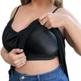 thumbnail image 1 of WCJM Camisoles & Tanks A Black Women's Plus Size Soft Tank Top With Bra Sleeveless Comfort Yoga Fitness Top Tank Top women tank top, 1 of 8
